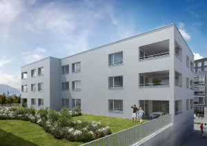 Attraktive Hochparterre-Wohnung mit Gartenanteil (3.5 Zimmer)  Haus 9 - 104